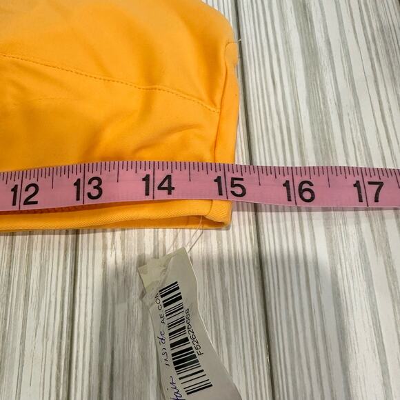 Women’s aerie bikini top Tie accent. Vibrant, orange size  L  new tag. - Picture 13 of 13